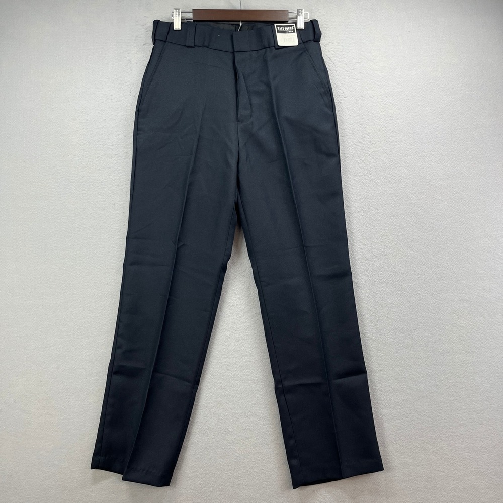 Tact Squad Uniform Trousers Mens 31x30 Navy Pleated Straight Leg Tactical Duty